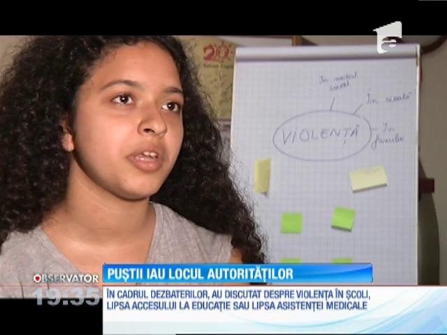 O sută de puști din toată țara s-au &icirc;nt&acirc;nit trei zile, pentru a găsi o soluție &icirc;mpotriva sărăciei și a violenței &icirc;n școli