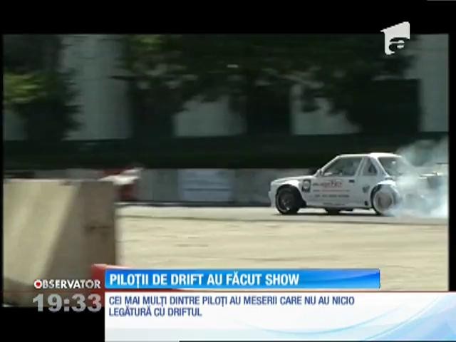 Piloții de drift au făcut show &icirc;n București