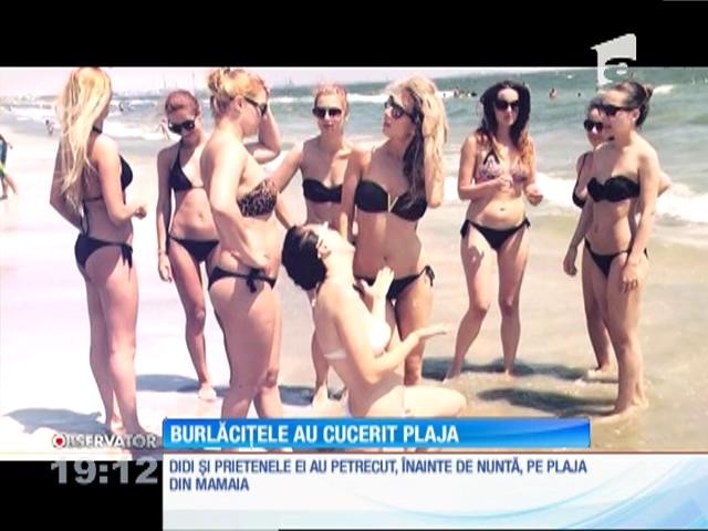 Burlăcițele au cucerit plaja din Mamaia