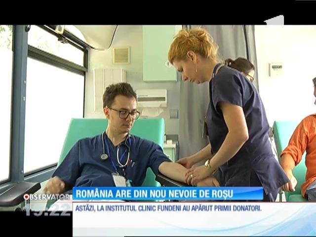 Criză de s&acirc;nge &icirc;n spitalele din Rom&acirc;nia. Medicii fac apel la donații
