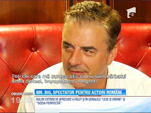 Mister Big din serialul "Totul despre sex", fermecat de actorii rom&acirc;ni