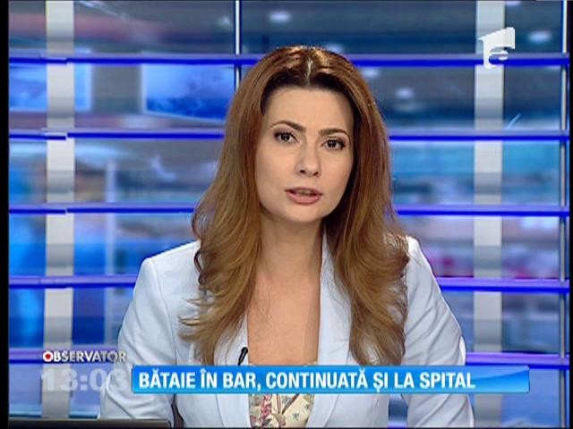 Bătaie cruntă &icirc;ntr-un bar din B&acirc;rlad. Două grupuri de bărbaţi s-au &icirc;ncăierat pe terasa localului