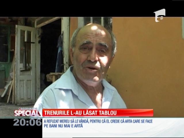 Special! Nechita Bumbu, pictorul vesel dintre șine