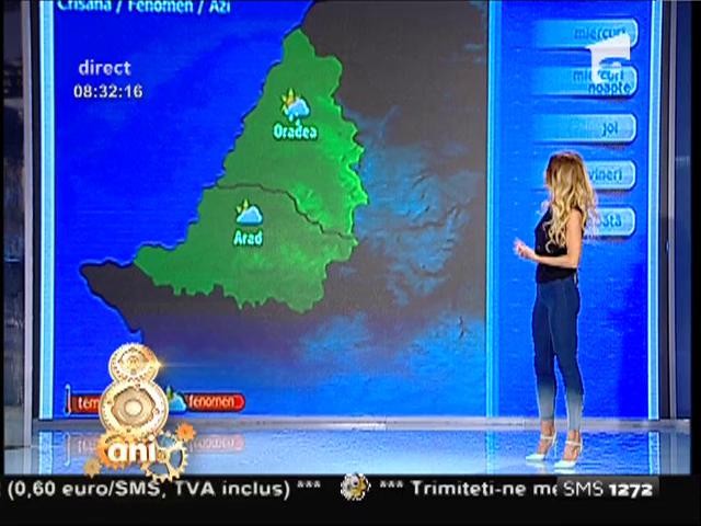 Meteo: Cod galben în sudul ţării de furtuni violente şi grindină