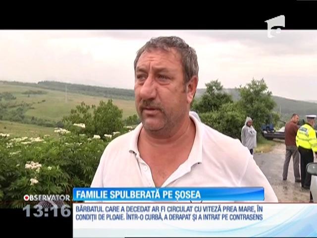 Familie spulberată pe șosea, &icirc;n județul Sibiu