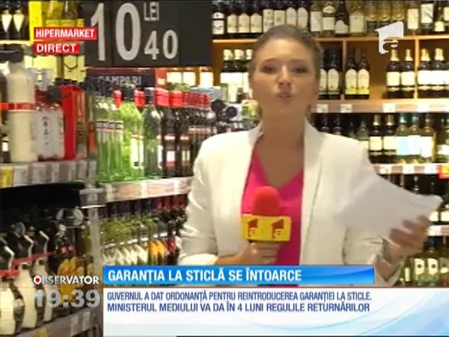 Rom&acirc;nii vor merge cu sticlă la schimb, ca pe vremuri