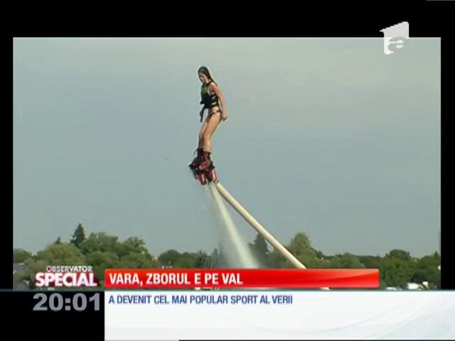 Special! Mai nou, omul poate să plutească pe deasupra apei