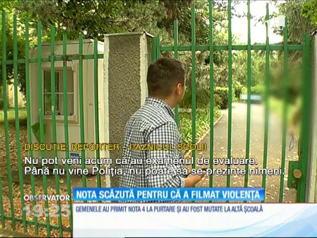 Elevul care a făcut publice actele de violenţă din şcoala &icirc;n care &icirc;nvaţă, sacționat de profesori