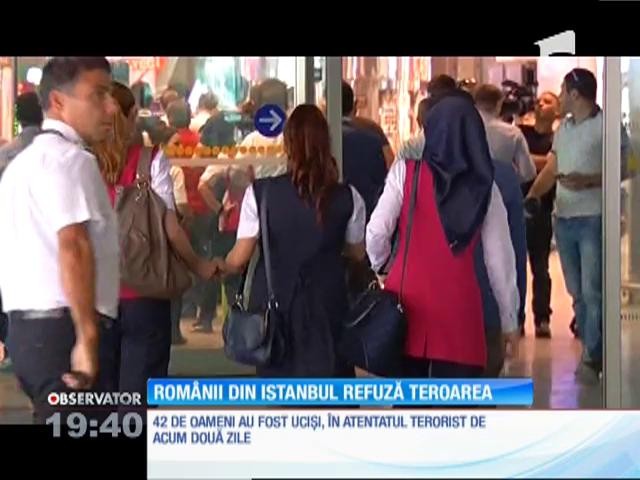 Rom&acirc;nii din Istanbul sunt hotăr&acirc;ţi să nu cedeze &icirc;n faţa spaimei teroriste