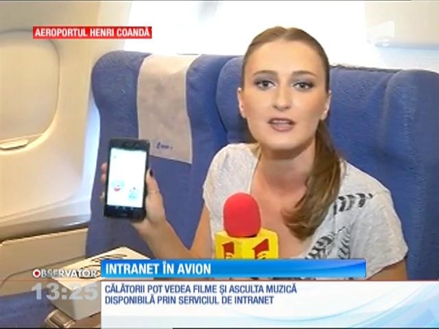 Pasagerii companiei Tarom vor avea acces la net pe telefon şi &icirc;n aer