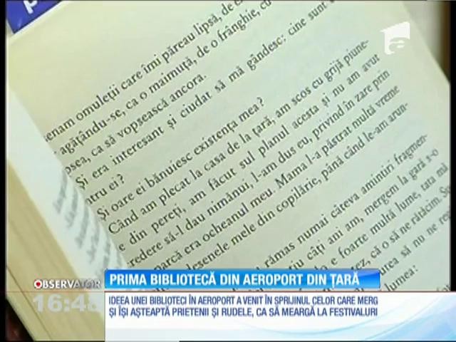 La Cluj, prima bibliotecă din aeroport din Rom&acirc;nia