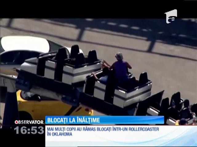 Salvare spectaculoasă! Mai mulți copii au rămas blocați la 30 de metri deasupra păm&acirc;ntului