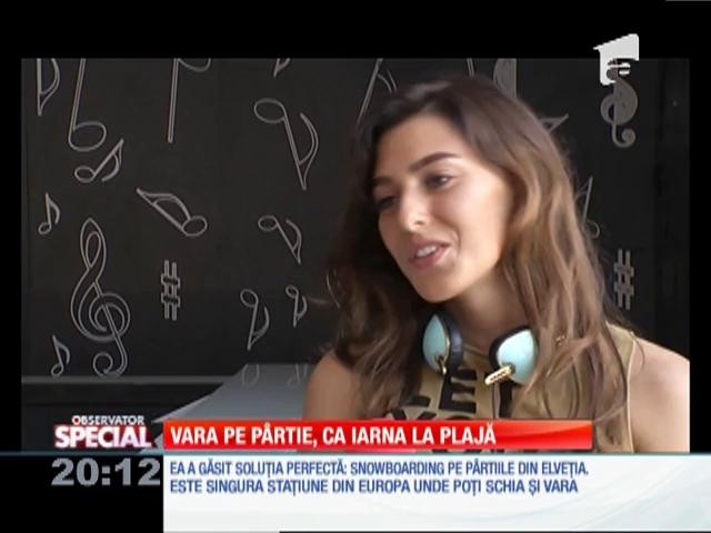 SPECIAL! Patricia din trupa Amadeus, pasionată de sporturile pe zăpadă