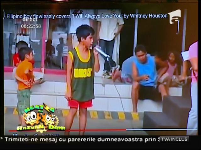 Smiley News: Un copil al străzii din Filipine c&acirc;ntă &bdquo;I will always love you&rdquo;
