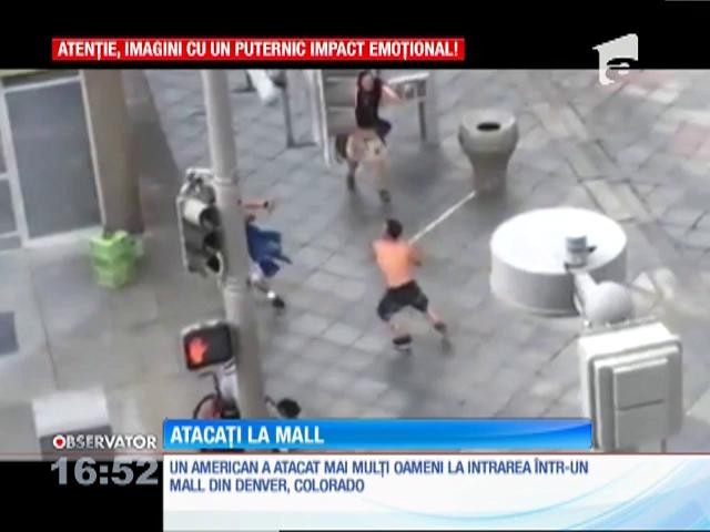 &Icirc;narmat cu o bucată de ţeavă, i-a atacat pe toţi cei care i-au ieşit &icirc;n cale!