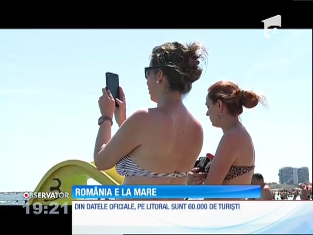 100.000 de turişti au umplut litoralul rom&acirc;nesc
