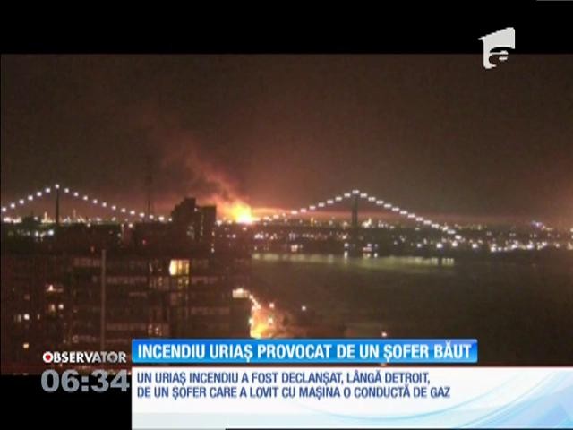 Un şofer băut a provocat o explozie devastatoare &icirc;n statul american Michigan