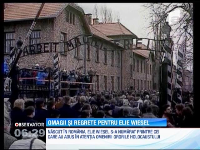 Omagii și regrete pentru scriitorul născut &icirc;n Rom&acirc;nia, Elie Wiesel