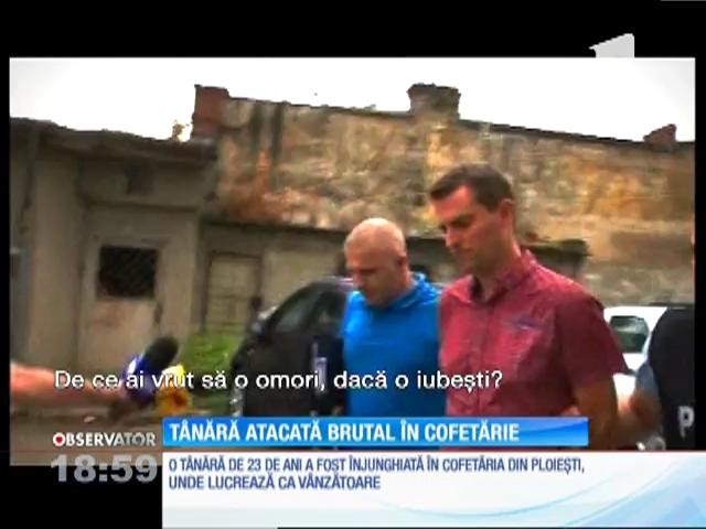 O t&acirc;nără din Ploieşti a fost &icirc;njunghiată &icirc;n cofetăria unde lucrează