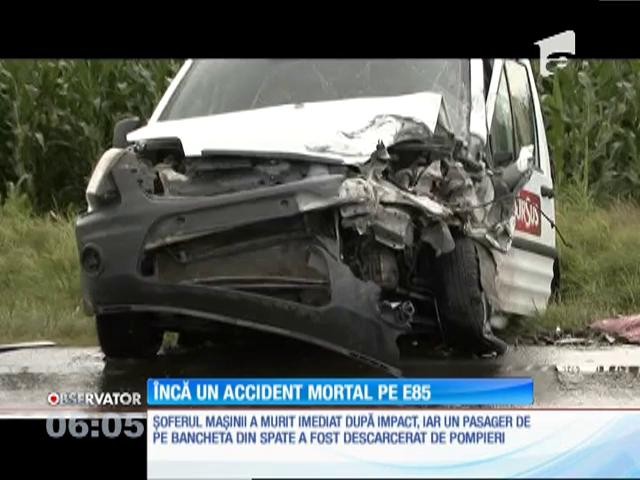 &Icirc;ncă un accident mortal pe șoseaua E85