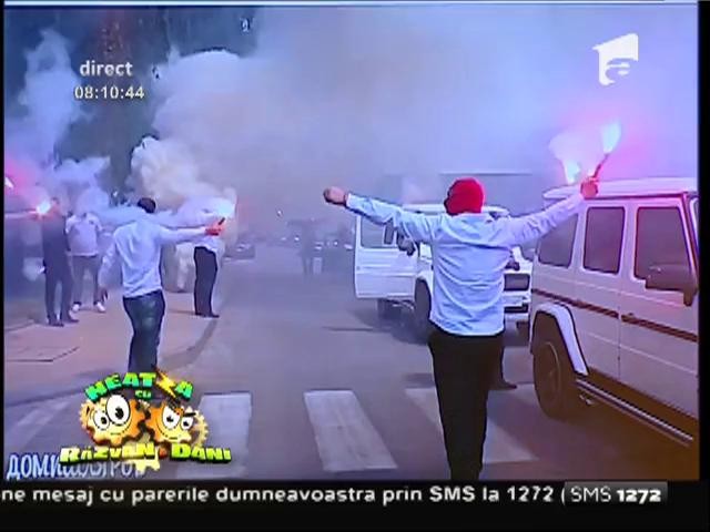Smiley News: Nunta unui ultras. La petrecere, &icirc;mbrăcați ca pe stadion!