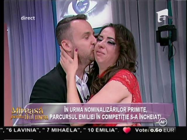 Emilia a părăsit competiţia "Mireasă pentru fiul meu"! Nicolae a cerut-o de soţie, chiar &icirc;n pragul eliminării!