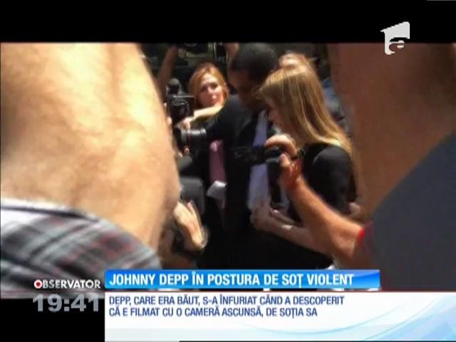 Amber nu a minţit! Actorul Johnny Depp, filmat în postura reală de soţ violent. Filmuleţul face înconjurul lumii