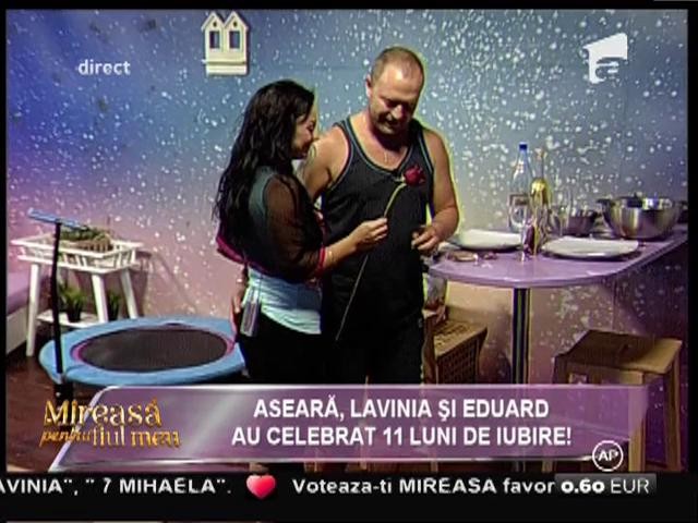 Lavinia şi Eduard au celebrat 11 luni de iubire!