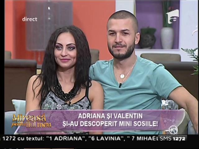 Adriana şi Valentin şi-au &icirc;nt&acirc;lnit sosiile!