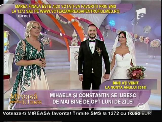 Constantin, declaraţie de dragoste pentru Mihaela