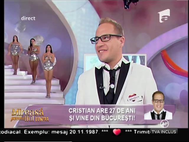 Cristian: &rdquo;Mă &icirc;ndrăgostesc foarte repede&rdquo;
