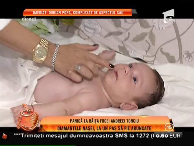 Panică la băiţa fiicei Andreei Tonciu! Diamantele naşei, la un pas să fie aruncate