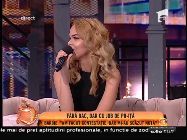 Fără BAC, dar cu job de PR-iţă! Barbie de România ne arată tot ce poate!