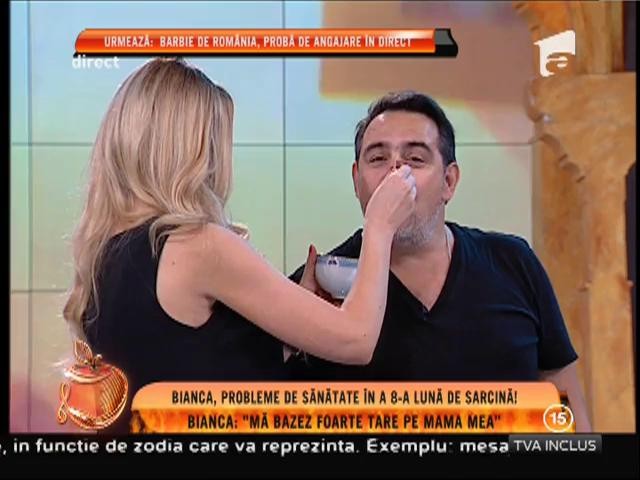 Bianca Drăguşanu, prima tentativă de gătit pentru copil