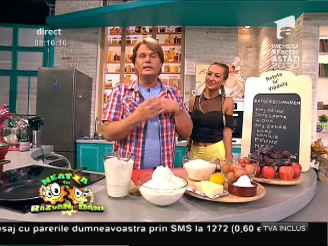 &rdquo;Kaiserschmarrn&rdquo;, un deliciu regesc cu vanilie, prune și mere
