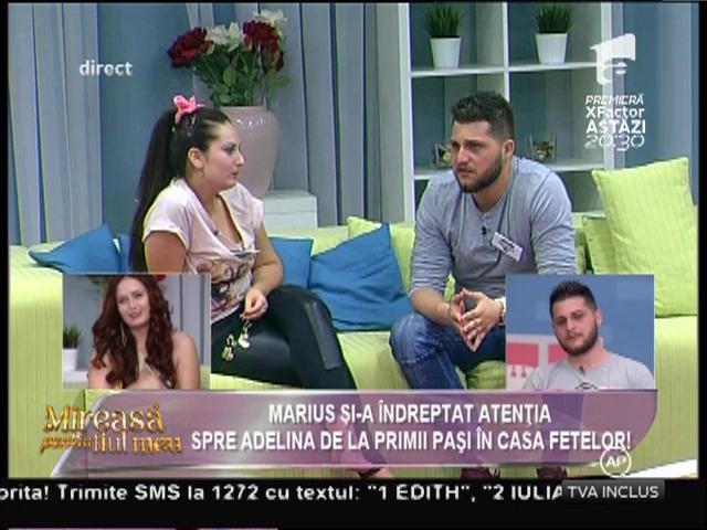 Marius a pus ochii pe Adelina, de la primii paşi &icirc;n casa fetelor!