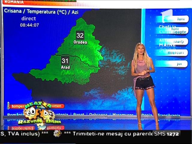 Vreme foarte caldă pentru această perioadă a anului