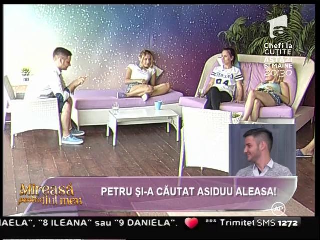 Petru și-a căutat asiduu aleasa: &rdquo;Nu am venit aici să ne facem surori sau frați!&rdquo;