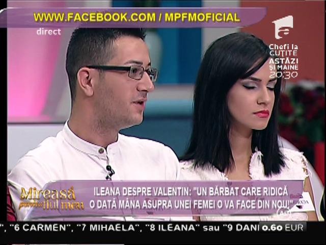 Ileana despre Valentin: "Un bărbat care ridică o dată m&acirc;na asupra unei femei o va face din nou"