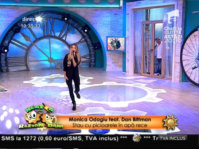 LIVE! Monica Odagiu feat. Dan Bittman - "Stau cu picioarele &icirc;n apă rece"