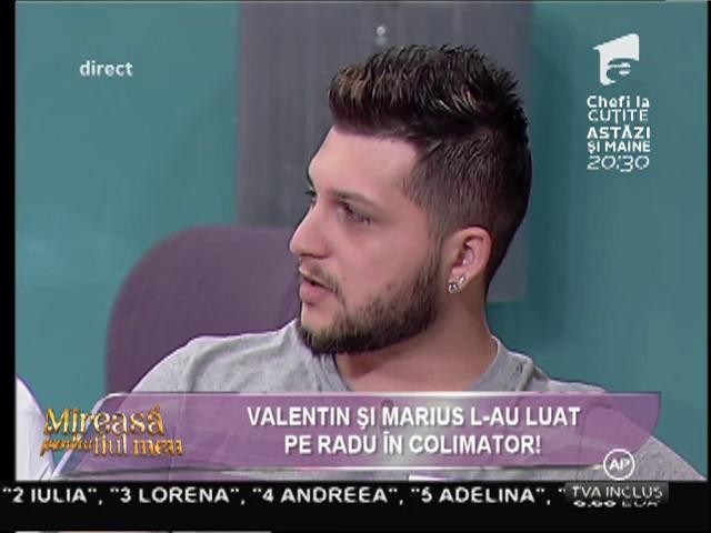 Radu: &rdquo;Valentin ar fi lovit &icirc;n oricine pentru a forma un cuplu cu Georgiana!&rdquo;