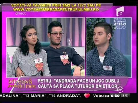 Petru: "Am muşcat-o pe Andrada de ureche şi m-am excitat!"