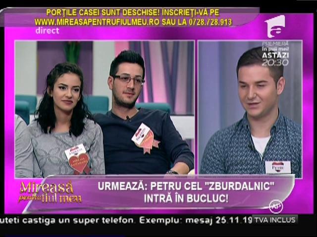 Mărturisire-bombă la "Mireasă pentru fiul meu"! Petru: "Dacă toate fetele ar fi disponibile, eu aş alege-o pe Andrada!"
