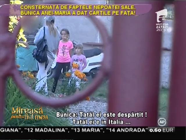 Bunica Anei-Maria despre nepoată: "&Icirc;mi pare rău de ea, ne face de r&acirc;s!"