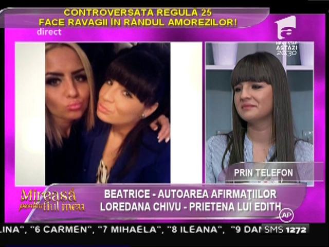 Afirmaţii incendiare despre trecutul lui Edith! Loredana Chivu, implicată &icirc;ntr-un scandal de proporţii &icirc;n casa "Mireasă pentru fiul meu"