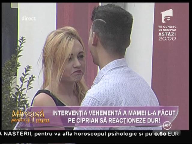 Ciprian, pregătit să sfideze voinţa mamei de dragul Iuliei!