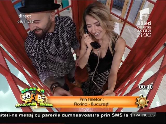 R&acirc;zi cu lacrimi! Lidia Buble, &icirc;nghesuită &icirc;ntr-o cabina telefonică