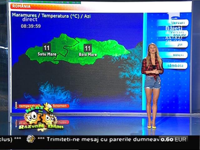 Meteo! Va ploua şi astăzi &icirc;n toată ţara, iar vremea răm&acirc;ne rece
