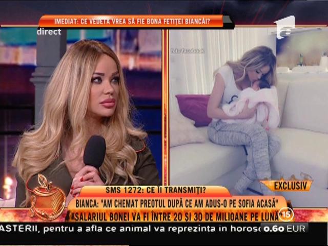 Bianca Drăguşanu caută bonă: "Va avea un salariu între 20 şi 30 de milioane şi carte de muncă!"