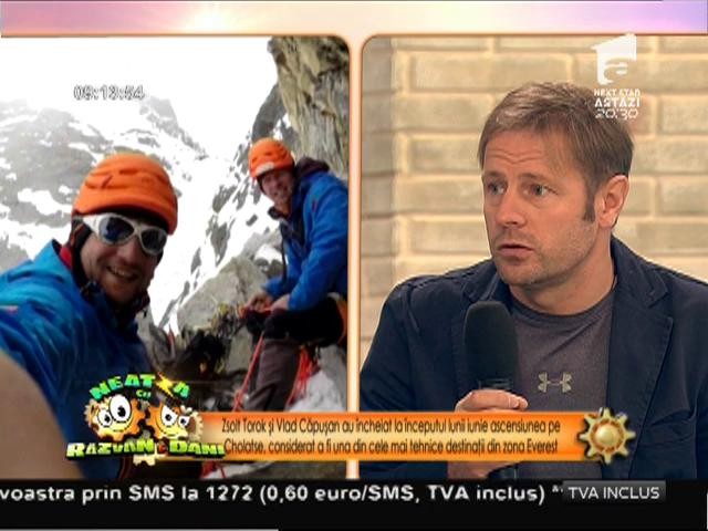 Torok Zsolt şi Vlad Căpuşan vor să ducă steagul "Neatza" &icirc;n munții Himalaya